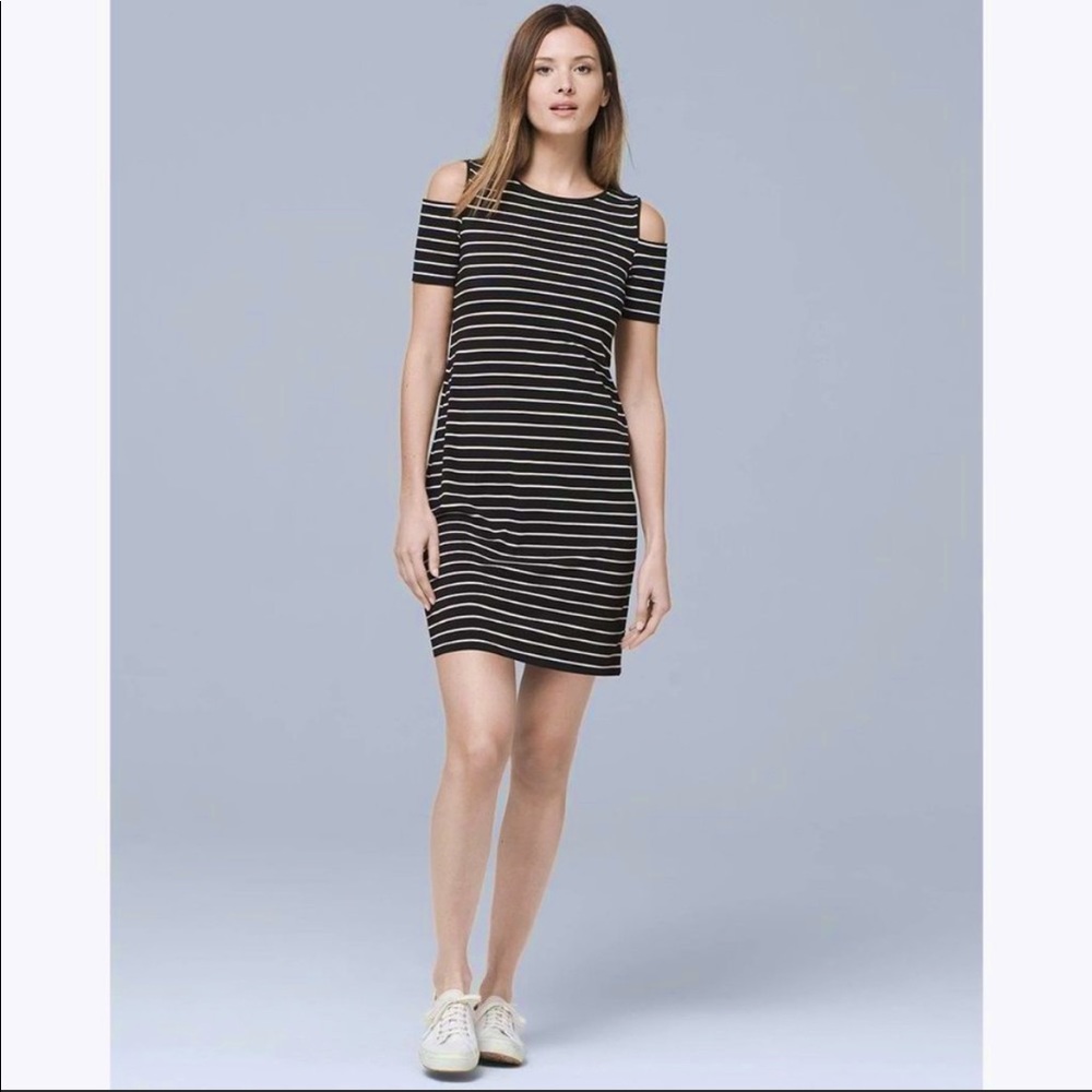 NWT White House Black Market Cold Shoulder Dress